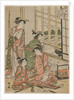 Courtesans at Leisure, c. early 1780s by Katsukawa Shunzan