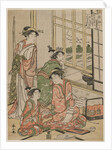 Courtesans at Leisure, c. early 1780s by Katsukawa Shunzan
