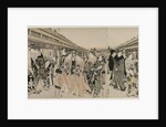 Courtesans Promenading on the Nakanocho, c. 1790 by Utagawa Toyokuni