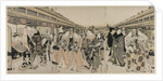 Courtesans Promenading on the Nakanocho, c. 1790 by Utagawa Toyokuni