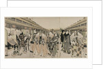 Courtesans Promenading on the Nakanocho, c. 1790 by Utagawa Toyokuni