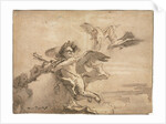 Cupid Blindfolded and Two Doves, 1757 or after by Giovanni Domenico Tiepolo