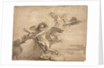 Cupid Blindfolded and Two Doves, 1757 or after by Giovanni Domenico Tiepolo