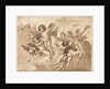 Cupid in the Clouds with Attendant Cherubs, 1757 or after by Giovanni Domenico Tiepolo