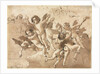 Cupid in the Clouds with Attendant Cherubs, 1757 or after by Giovanni Domenico Tiepolo