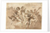 Cupid in the Clouds with Attendant Cherubs, 1757 or after by Giovanni Domenico Tiepolo