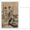 Daimio and his Retinue Crossing a Stream in Plain Near Fuji, 1753-1806 by Kitagawa Utamaro