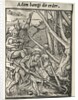 Dance of Death: Adam Tilling the Ground by Hans Holbein