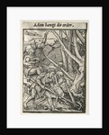 Dance of Death: Adam Tilling the Ground by Hans Holbein