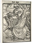 Dance of Death: The Abbot by Hans Holbein
