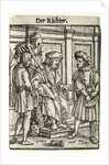 Dance of Death: The Judge by Hans Holbein