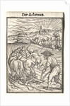 Dance of Death: The Ploughman by Hans Holbein