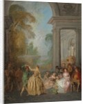 Dancers in a Pavilion, 1720s by Jean-Baptiste Pater