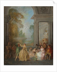 Dancers in a Pavilion, 1720s by Jean-Baptiste Pater
