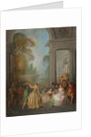 Dancers in a Pavilion, 1720s by Jean-Baptiste Pater
