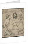 David and Goliath, Cartoon for Stained Glass Window at Jesus College, Cambridge, 1872 by Ford Madox Brown