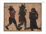 Demon in chains, c. 1453 by Muhammad Siya Qalam (style of)