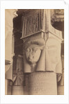 Dendera, Interior of the Temple, Hathor Capitals, c. 1870s - 1880 by Antonio Beato