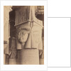 Dendera, Interior of the Temple, Hathor Capitals, c. 1870s - 1880 by Antonio Beato