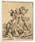 Descent from the Cross by Ugo da Carpi