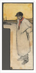Design for a Book Illustration, Standing Male Figure, after 1901 by George Dupuis