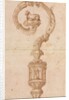 Design for a Crozier, mid 1500s by Luzio Romano