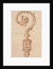 Design for a Crozier, mid 1500s by Luzio Romano