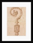 Design for a Crozier, mid 1500s by Luzio Romano