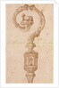 Design for a Crozier, mid 1500s by Luzio Romano