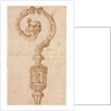 Design for a Crozier, mid 1500s by Luzio Romano