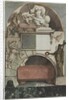 Design for a Fresco of an Artist's Tomb in the Certosa of Bologna, c. 1810-1820 by Pietro Fancelli