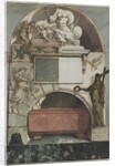 Design for a Fresco of an Artist's Tomb in the Certosa of Bologna, c. 1810-1820 by Pietro Fancelli