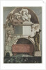 Design for a Fresco of an Artist's Tomb in the Certosa of Bologna, c. 1810-1820 by Pietro Fancelli