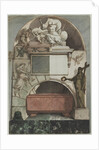 Design for a Fresco of an Artist's Tomb in the Certosa of Bologna, c. 1810-1820 by Pietro Fancelli