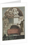 Design for a Fresco of an Artist's Tomb in the Certosa of Bologna, c. 1810-1820 by Pietro Fancelli
