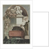 Design for a Fresco of an Artist's Tomb in the Certosa of Bologna, c. 1810-1820 by Pietro Fancelli