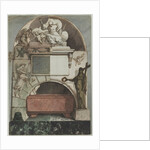 Design for a Fresco of an Artist's Tomb in the Certosa of Bologna, c. 1810-1820 by Pietro Fancelli