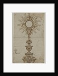 Design for a Monstrance, 1600s by Anonymous