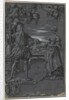 Design for Glass Painting: Man and Woman in Architectural Setting, second half 1500s by Tobias Stimmer (attributed to)