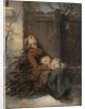 Destitute Dead Mother holding her sleeping Child in Winter, c. 1850 by Octave Tassaert