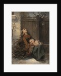 Destitute Dead Mother holding her sleeping Child in Winter, c. 1850 by Octave Tassaert