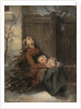 Destitute Dead Mother holding her sleeping Child in Winter, c. 1850 by Octave Tassaert