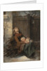 Destitute Dead Mother holding her sleeping Child in Winter, c. 1850 by Octave Tassaert