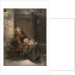 Destitute Dead Mother holding her sleeping Child in Winter, c. 1850 by Octave Tassaert