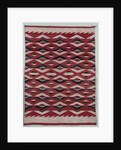 Diamond Network Style Rug, c. 1890-1900 by Unknown