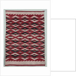 Diamond Network Style Rug, c. 1890-1900 by Unknown