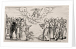 Dispute between Luther and a Catholic Theologian by Hans Sebald Beham