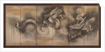 Dragon and Tiger, early to mid-1600s by Soga Nichokuan (attributed to)