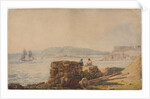Drake's Island, Plymouth by Samuel Prout