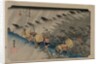 Driving Rain at Shono from the series Fifty-Three Stations of the Tokaido, 1833 by Ando Hiroshige